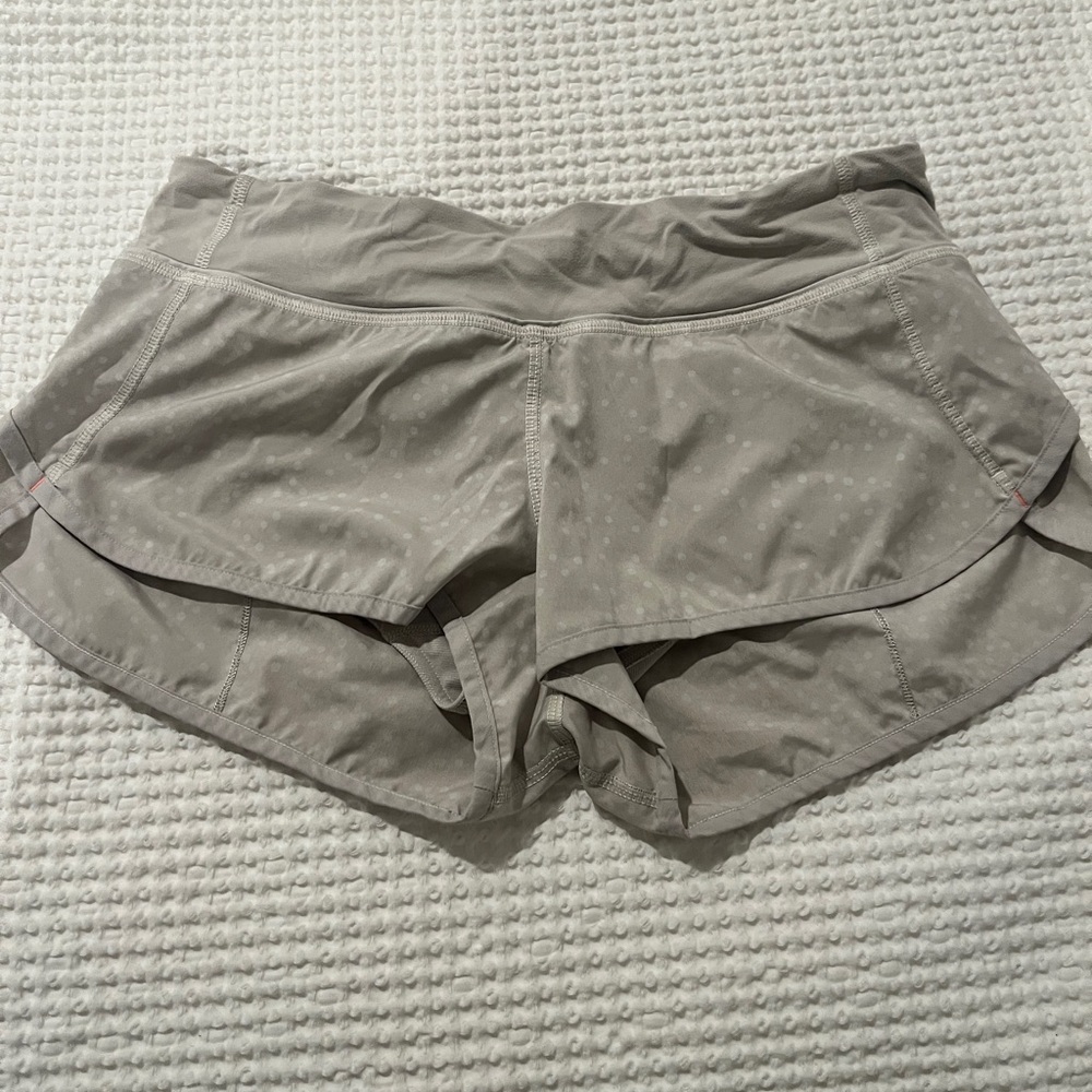 Lululemon Run Speed Short 4-way Stretch White